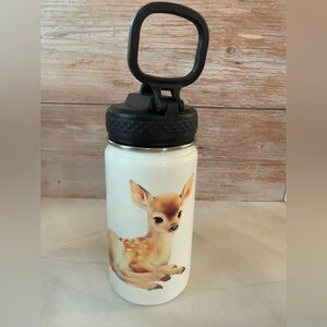 Baby deer kids water bottle